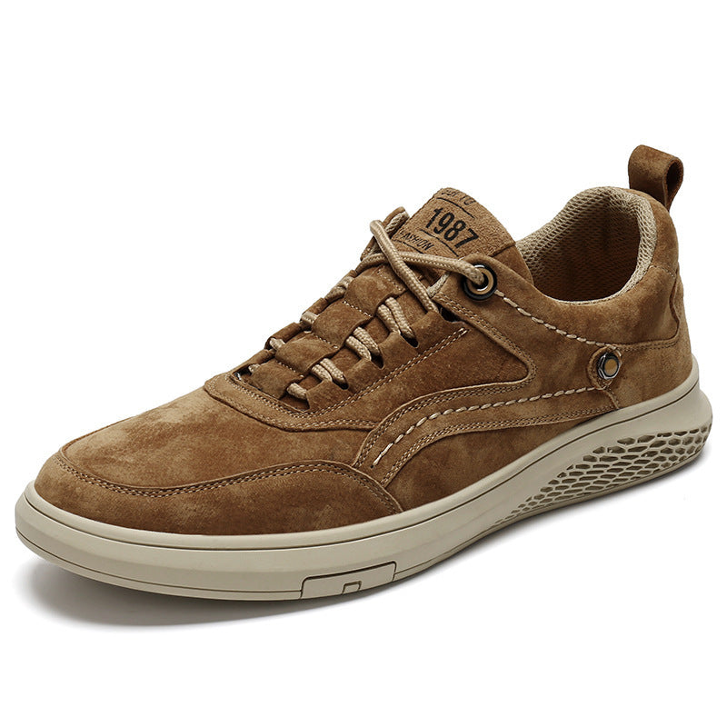 Exklusive Ledersneaker mit Schnürung R&B