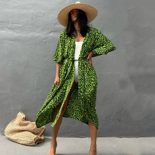 R&B | Glamouröse Sonnenschutz Resort Strandkleid Cover Up
