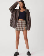 R&B | Übergroße Damen Kunstlederjacke