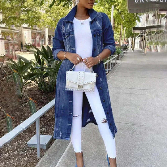 R&B | Damen Baumwoll-Trenchcoat