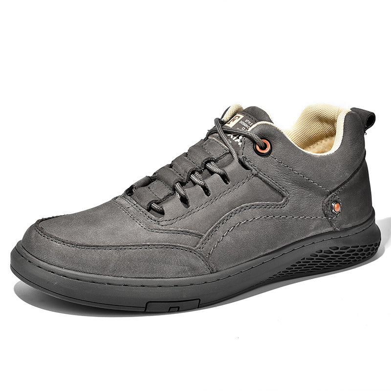 Exklusive Ledersneaker mit Schnürung R&B