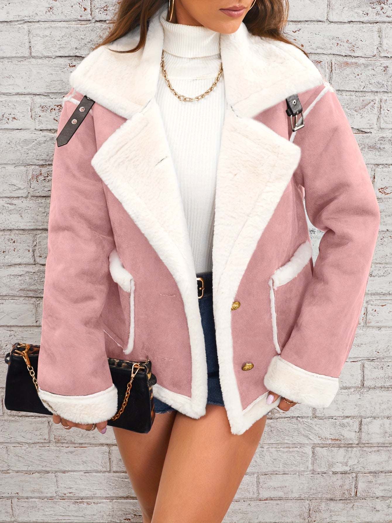 R&B | Elegante Teddy Winterjacke für Damen