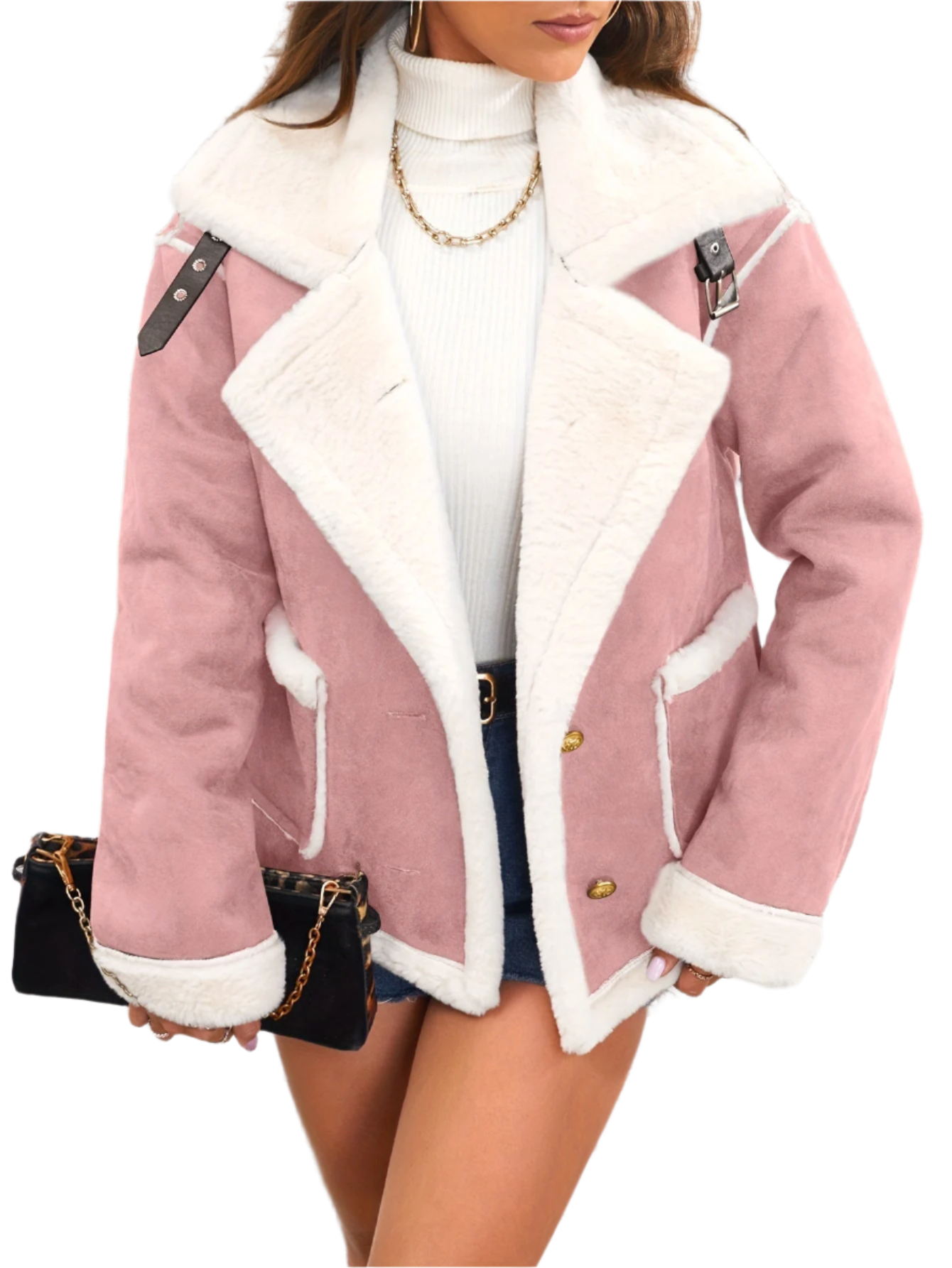 R&B | Elegante Teddy Winterjacke für Damen