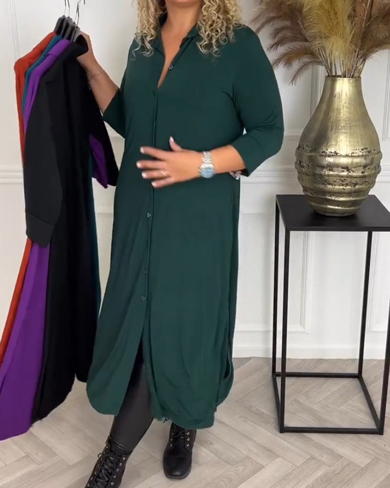 R&B | Hemdkleid mit Knöpfen