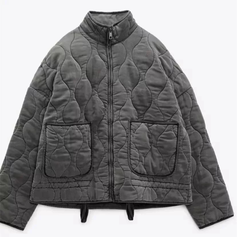 R&B | Vintage Steppjacke mit Klassischer Steppdetails