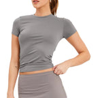 R&B | Einfarbiges Slim-Fit-Unterhemd