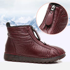 R&B | Damen Echtes Leder Rutschfeste Stiefeletten