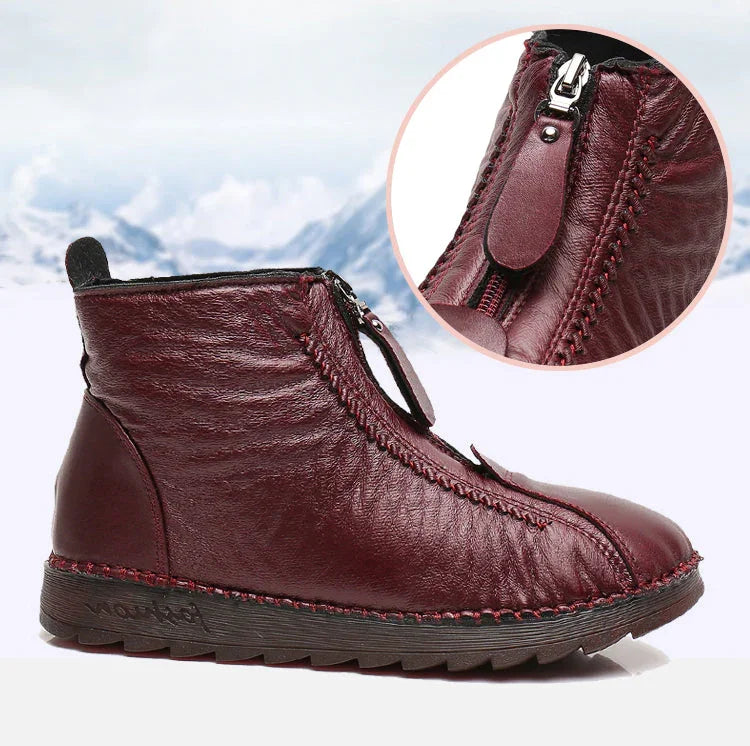 R&B | Damen Echtes Leder Rutschfeste Stiefeletten