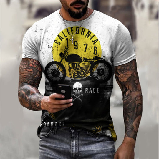 R&B | Bedrucktes loses Pullover-T-Shirt