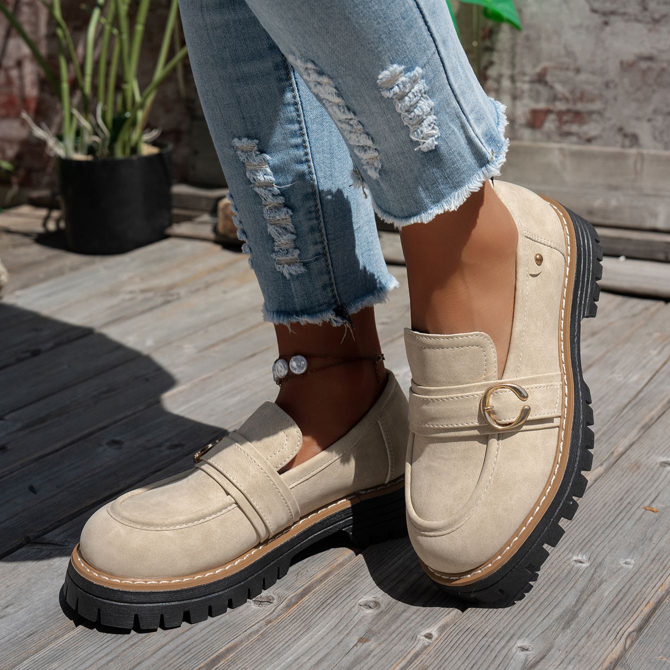 Damen-Slipper im komfortablen Retro-Brit-Design R&B R&B