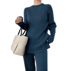 R&B | Strick Damen Pullover Satz mit Weitem Hosen