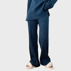 R&B | Strick Damen Pullover Satz mit Weitem Hosen