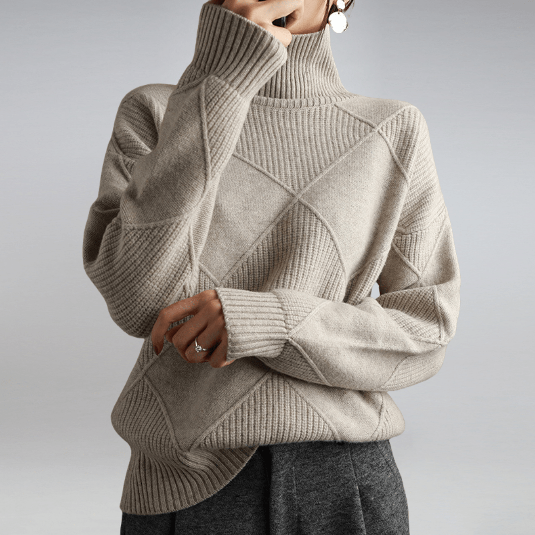 R&B | Weicher Rollkragenpullover