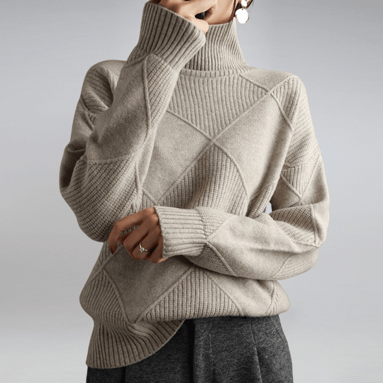 R&B | Weicher Rollkragenpullover