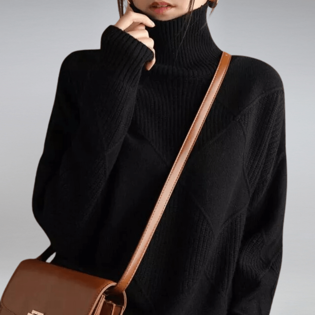 R&B | Weicher Rollkragenpullover