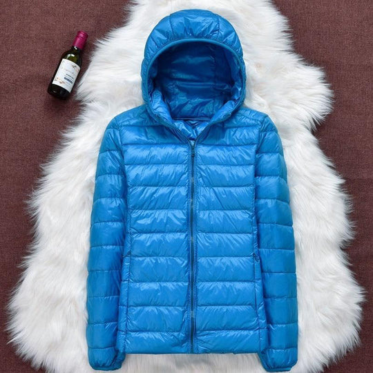 R&B | Daunenjacke mit Kapuze für Damen
