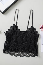 R&B | V-Ausschnitt Spitze Cropped Cami