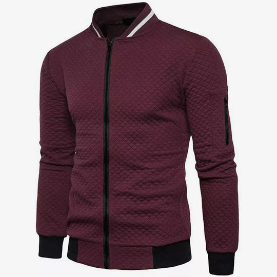 R&B | Jacquard Zip-Bomberjacke