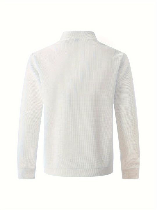 R&B | Elegante Jacke mit Reißverschluss Baumwollmischung Stilvoll und Bequem