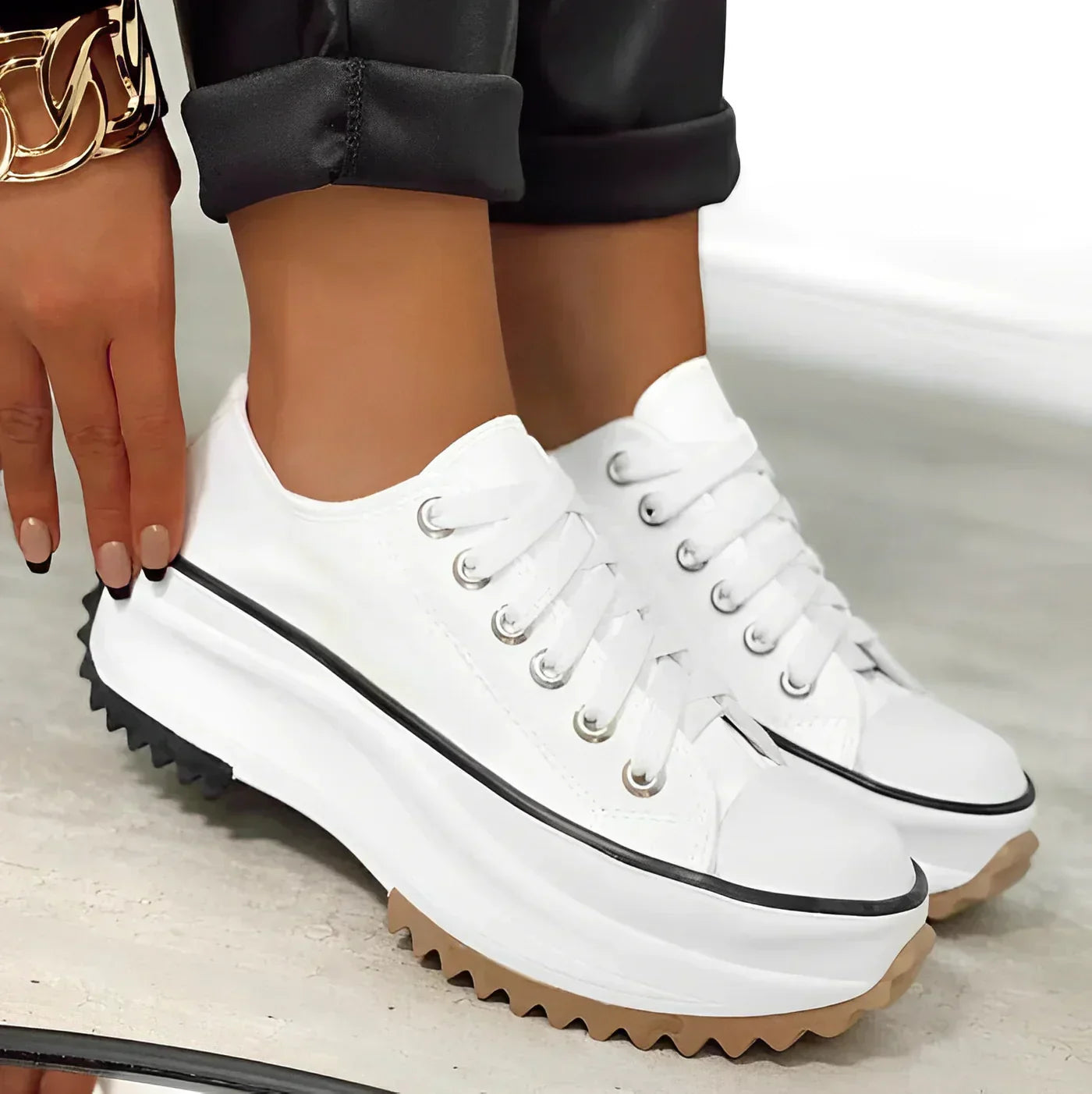Bequeme Plateau Sneaker