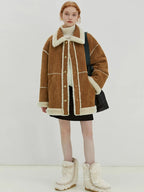R&B | Gemütliche Jacke mit Sherpa Futter