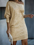 R&B | Glamouröse Pailletten Mini Festkleid