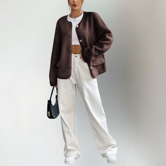 R&B | Strick-Cardigan mit offenem Vorderteil