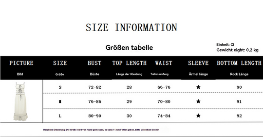 R&B | Hosenträger Top Temperament Kleid