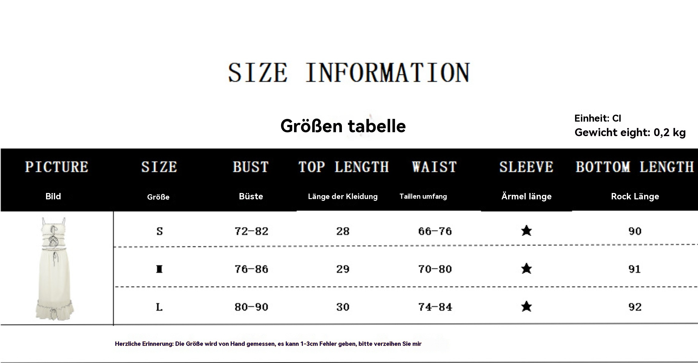 R&B | Hosenträger Top Temperament Kleid