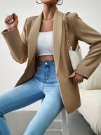 R&B | Reverskragen Langarm Blazer
