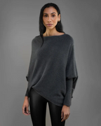 R&B | Asymmetrisch Drapierter Pullover