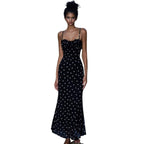 R&B | Kleid mit gepunkteten Strapsen mit Neckholder