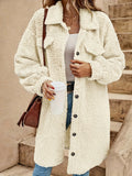 R&B | Lange Jacke Im Sherpa-stil Polyester Warm und Stilvoll