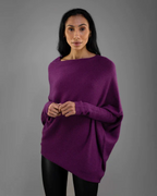 R&B | Asymmetrisch Drapierter Pullover