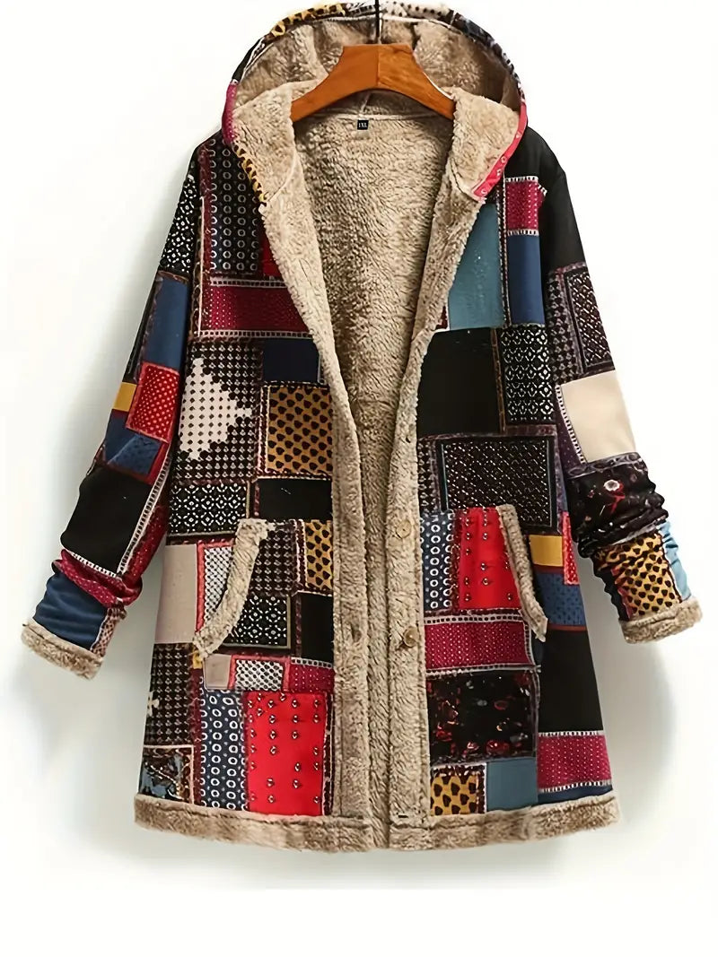 R&B | Retro Patchwork Winterjacke