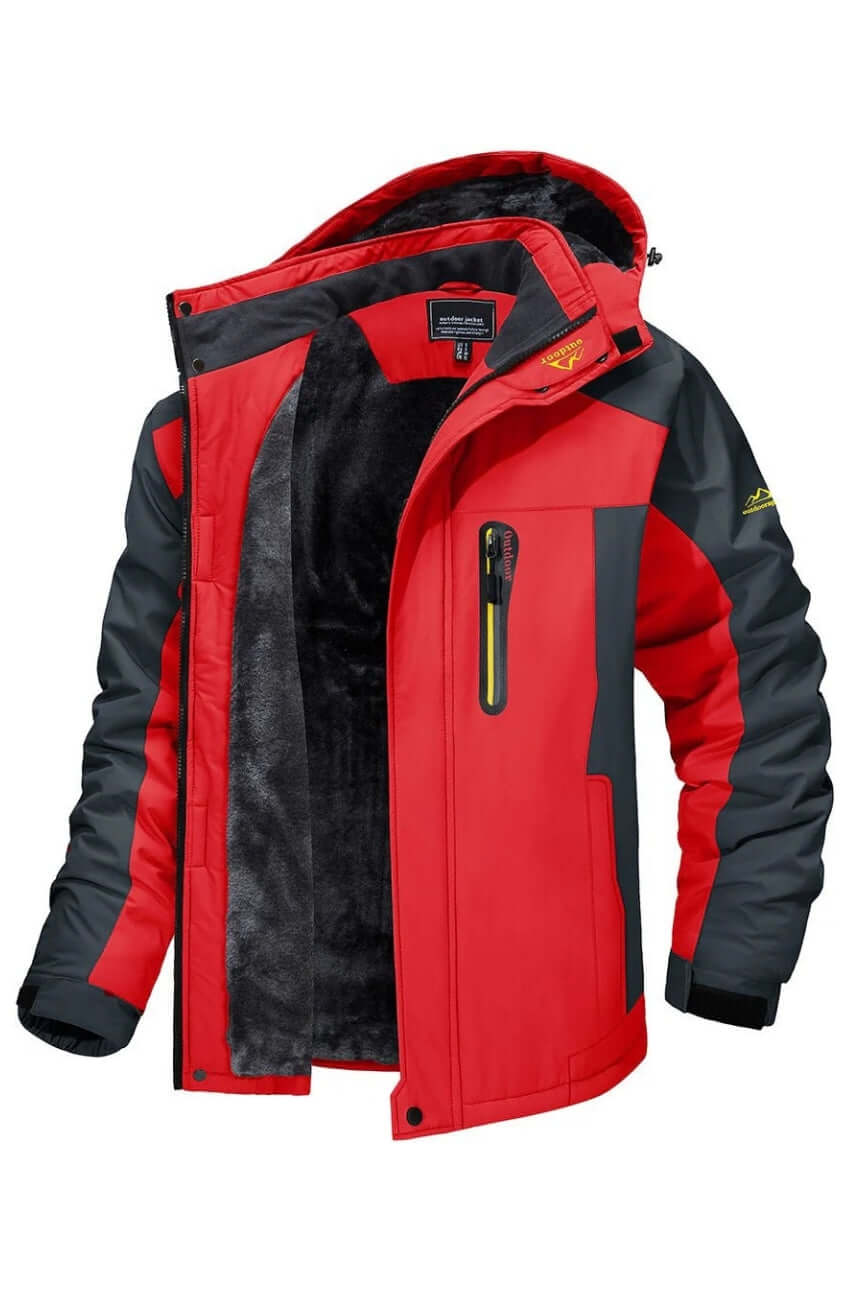 R&B | Herren wasserdichte fleecegefütterte Winterjacke