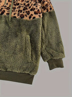 R&B | Leopardenmuster Farbblock Pullover