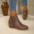 Damen-Stiefeletten aus Leder, orthopädisch & komfortabel R&B R&B