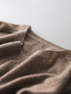 R&B | weicher Cashmere-Pullover mit V-Ausschnitt für Damen