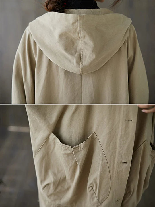 R&B | Langer Wasserdichter Trenchcoat Mantel