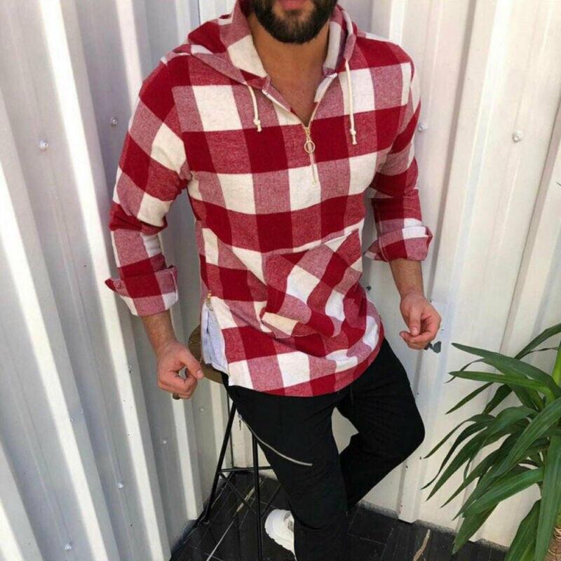 R&B | Herren Karohoodie