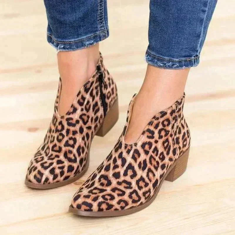 R&B | Stylische Stiefel mit Seitlichem Reißverschluss