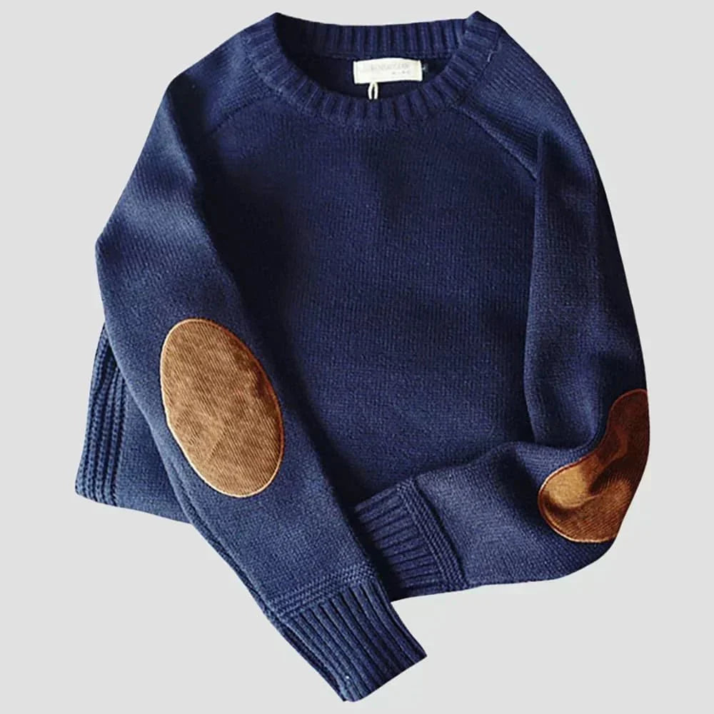 R&B | Vintage Ellenbogen-Patch Pullover