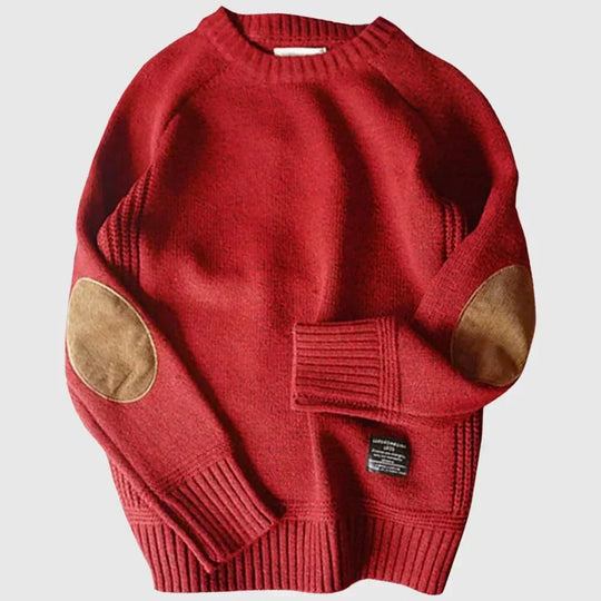 R&B | Vintage Ellenbogen-Patch Pullover