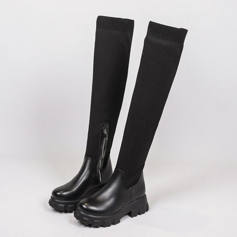 R&B | Damen Vegane Lederstiefel