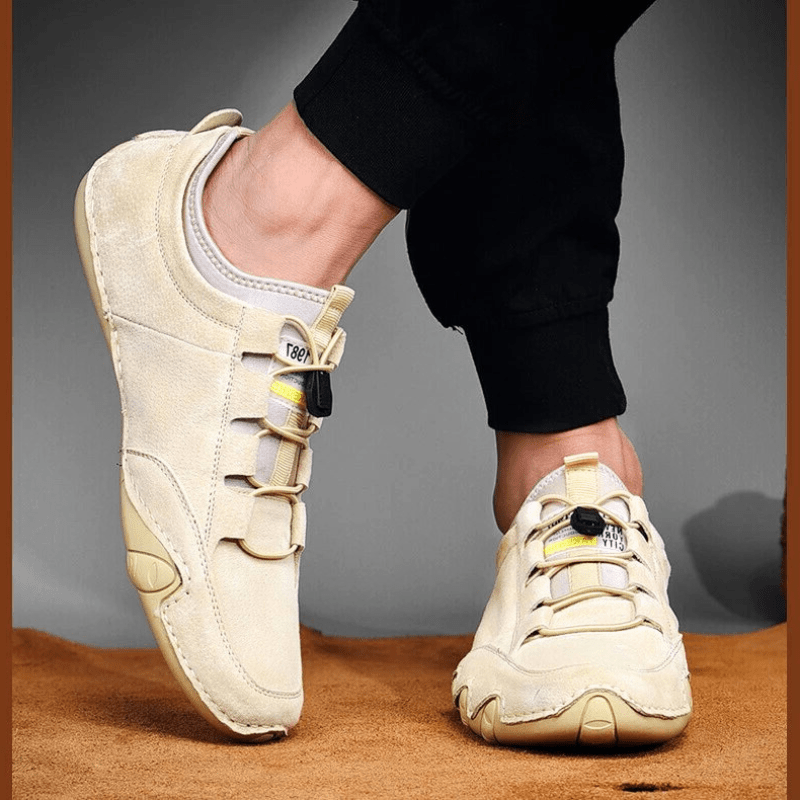 R&B | Herren Schuhe Echtes Leder Herren Slipper Komfortabel & Trendy