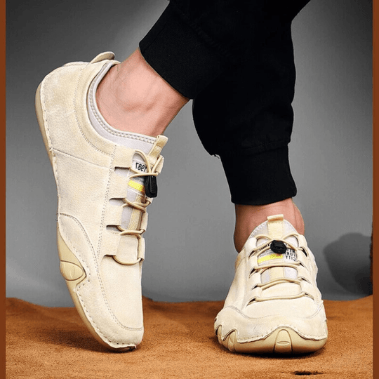 R&B | Herren Schuhe Echtes Leder Herren Slipper Komfortabel & Trendy