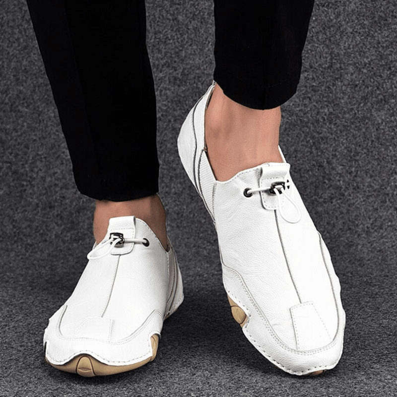 R&B | Herren Schuhe Echtes Leder Herren Slipper Komfortabel & Trendy