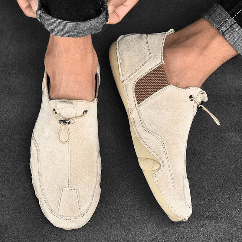 R&B | Herren Schuhe Echtes Leder Herren Slipper Komfortabel & Trendy