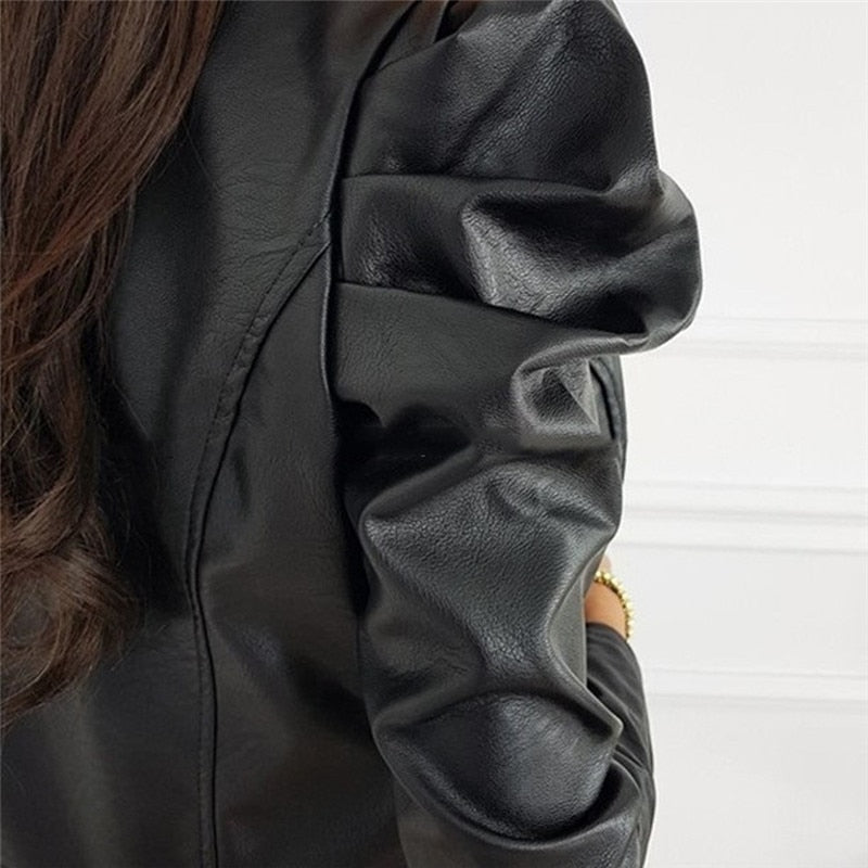 R&B | Trendige Damenjacke Aus Kunstleder